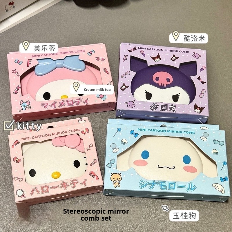 Travel Accessories Needed - Espejo Plegable Inspirado en Hello Kitty,