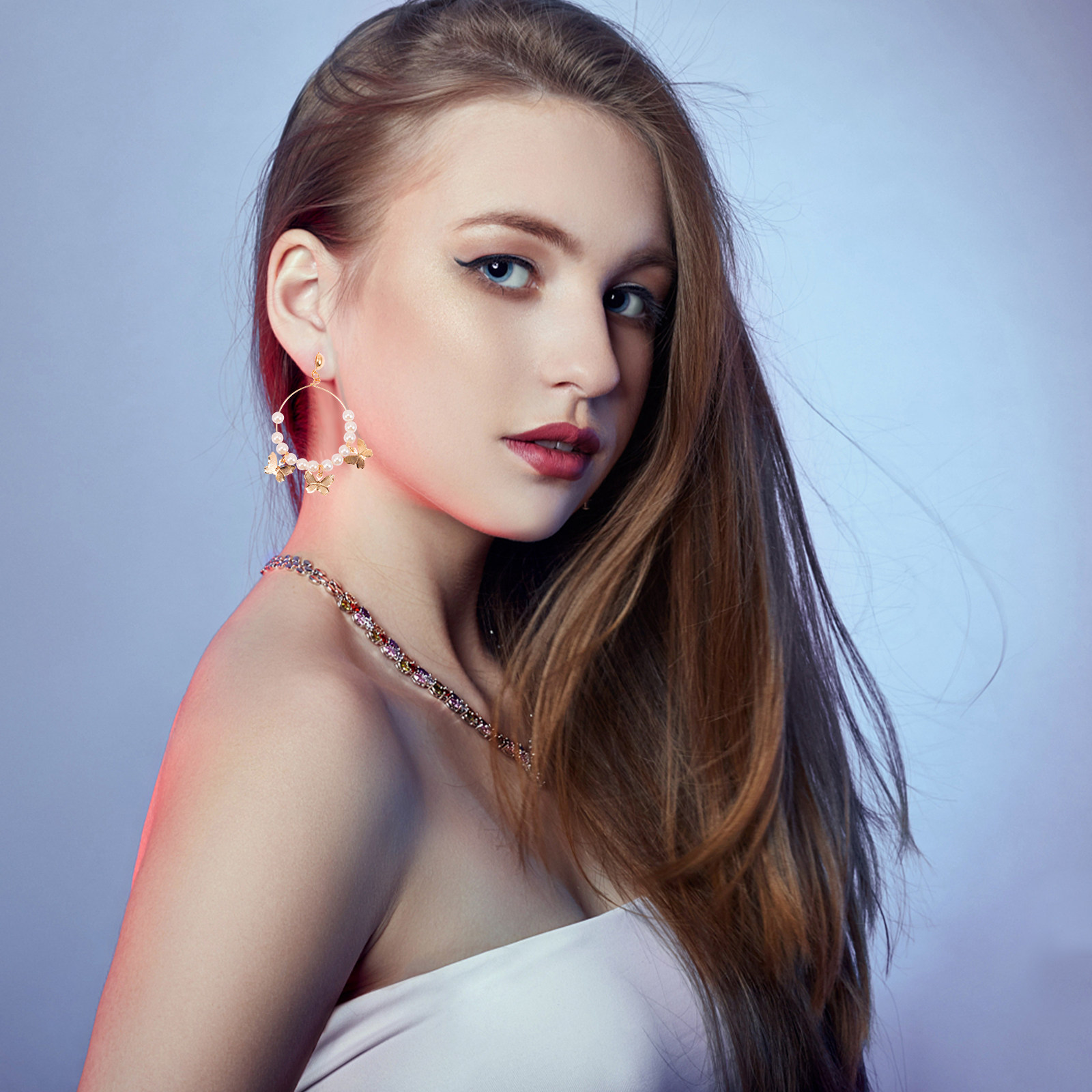 Travel Accessories Gifts For Her - 2 pares de pendientes con forma