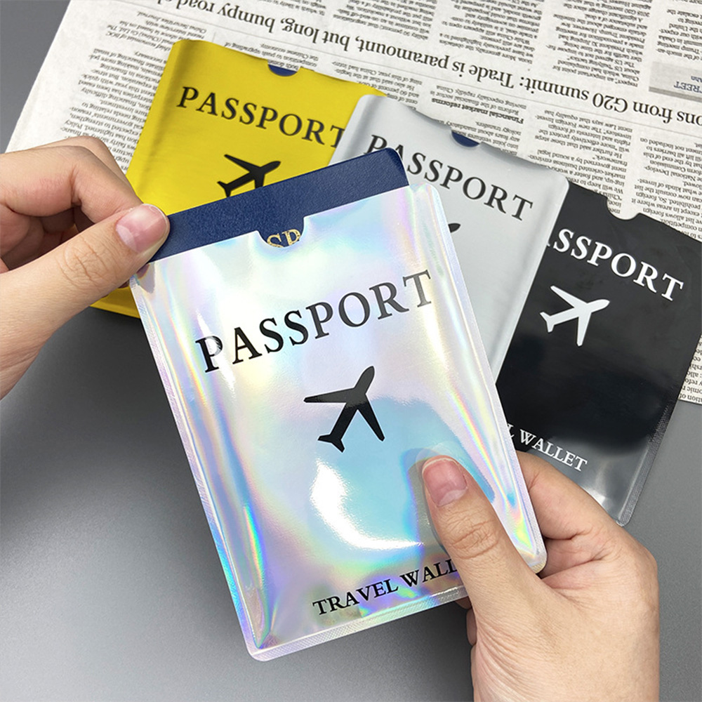 Travel Accessories Plane - Funda protectora para pasaporte de papel