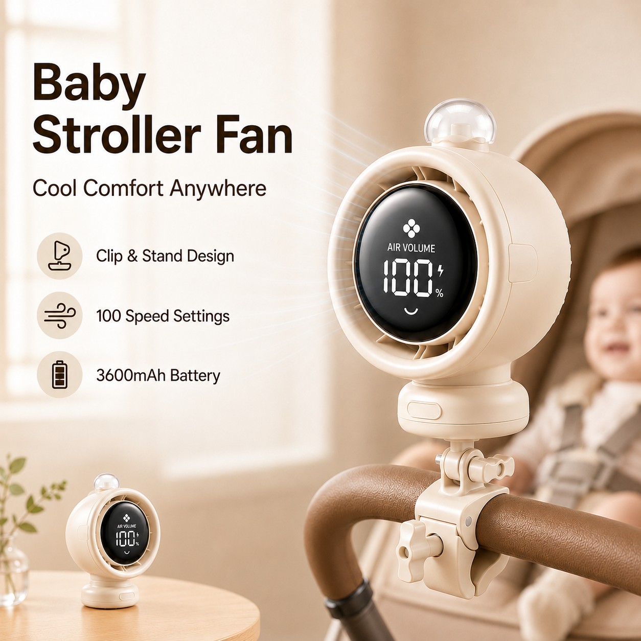 Car Seat Travel Bag - Nuevo Ventilador Portátil para Cochecito 2026