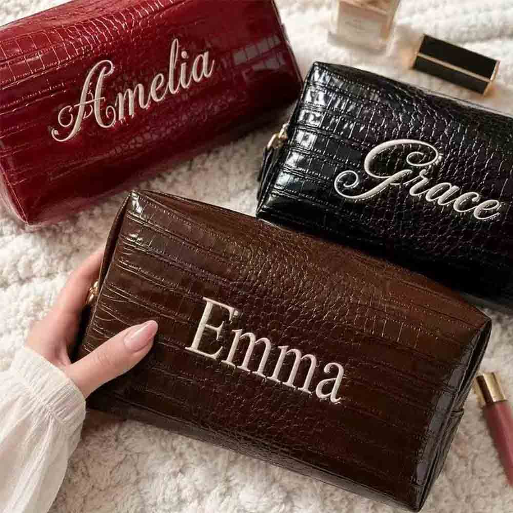 Bolsa de maquillaje bordada co - Travel Accessories Gifts For Her reseña y precio