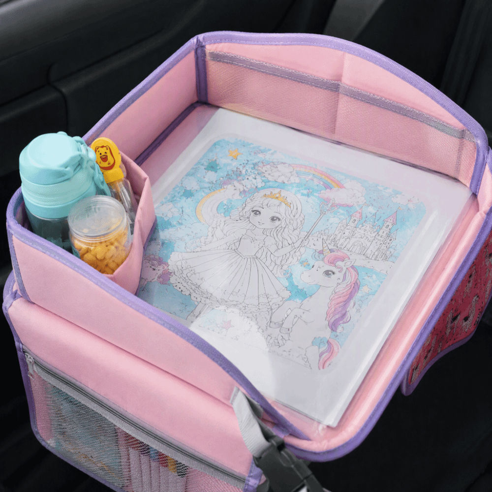 Bandeja de escritura portátil  - Car Seat Travel Bag reseña y precio