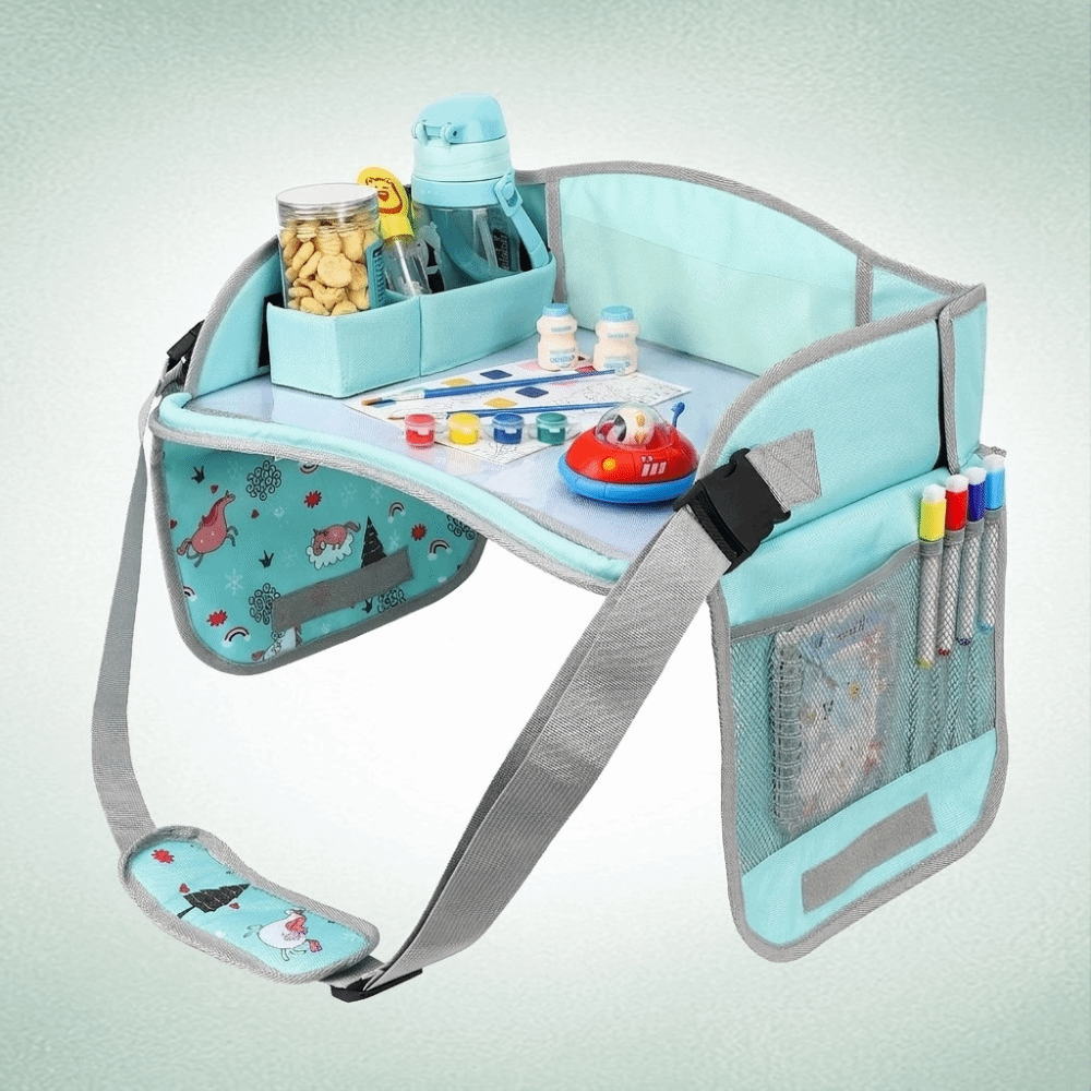 Bandeja de escritura portátil  - Car Seat Travel Bag reseña y precio
