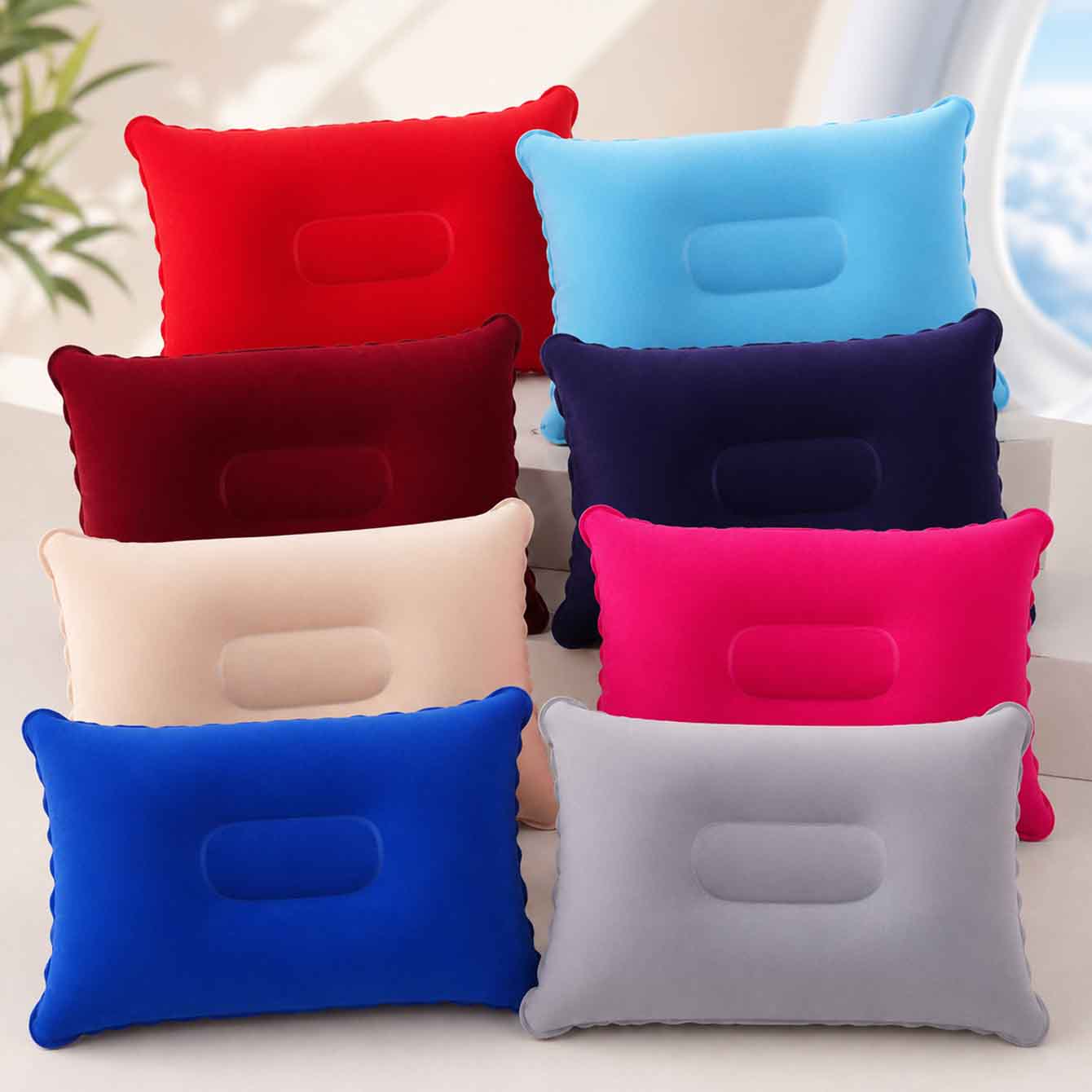Paquete de 2 Almohadas Inflabl - Travel Pillow Inflatable reseña y precio