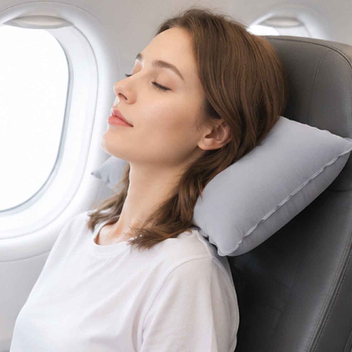 Paquete de 2 Almohadas Inflabl - Travel Pillow Inflatable reseña y precio