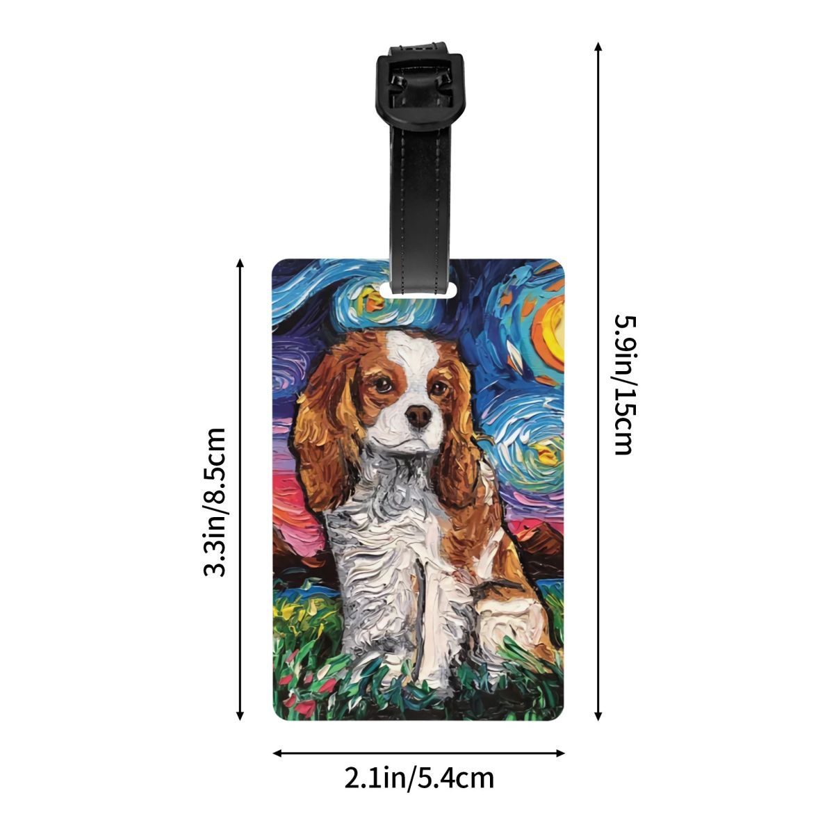 Etiqueta de equipaje artística - Travel Accessories For Dogs reseña y precio