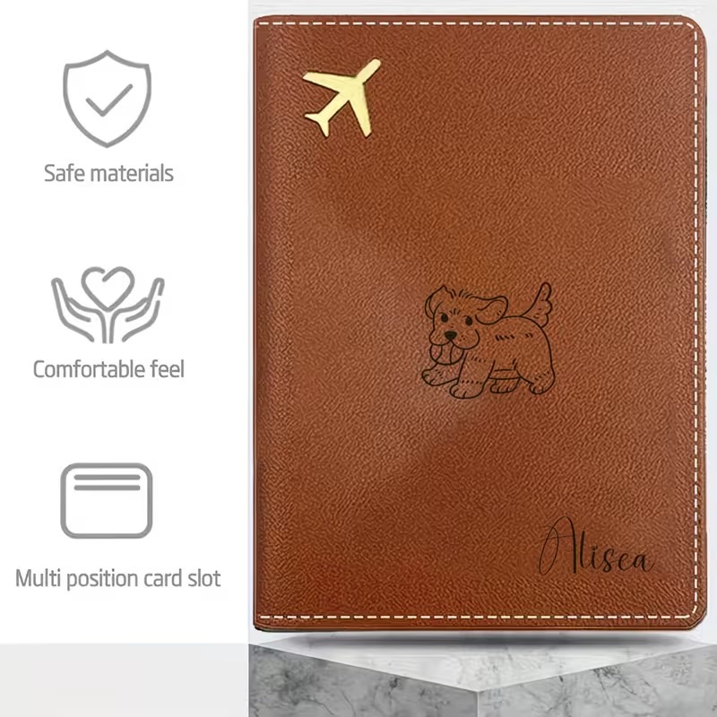 Funda de pasaporte personaliza - Travel Accessories For Dogs reseña y precio