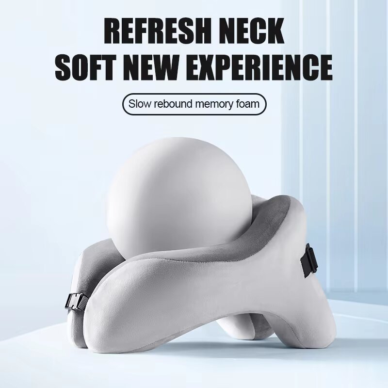 Almohada de espuma viscoelásti - Travel Pillow Inflatable reseña y precio