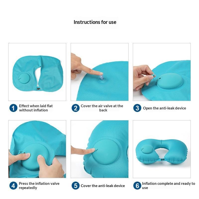 Almohada inflable para el cuel - Travel Pillow Inflatable reseña y precio