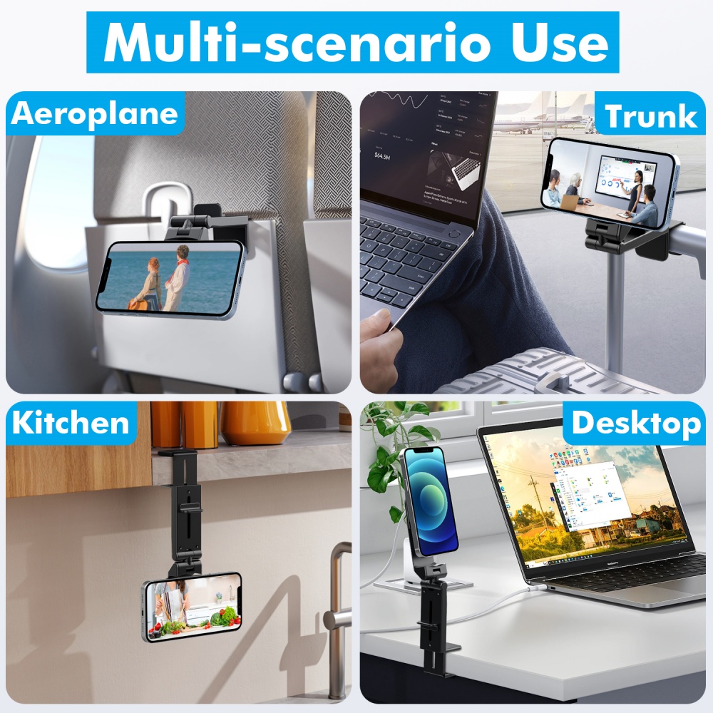 Soporte Magnético Plegable par - Phone Holder Airplane reseña y precio