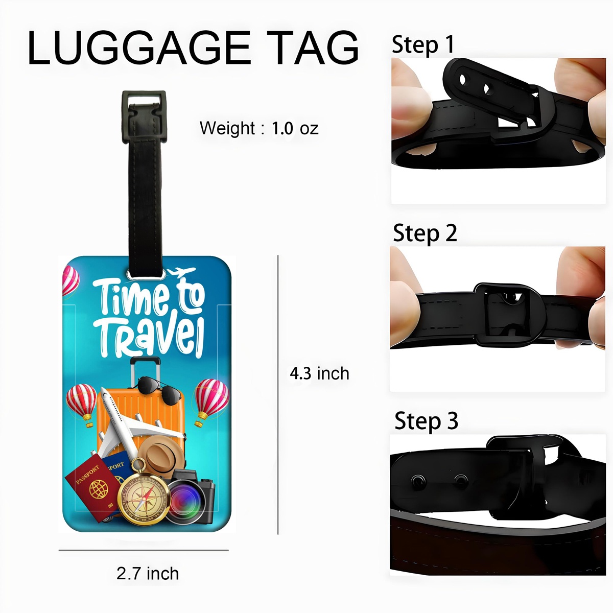 Etiqueta de Equipaje Estilo Vi - Travel Accessories Plane reseña y precio