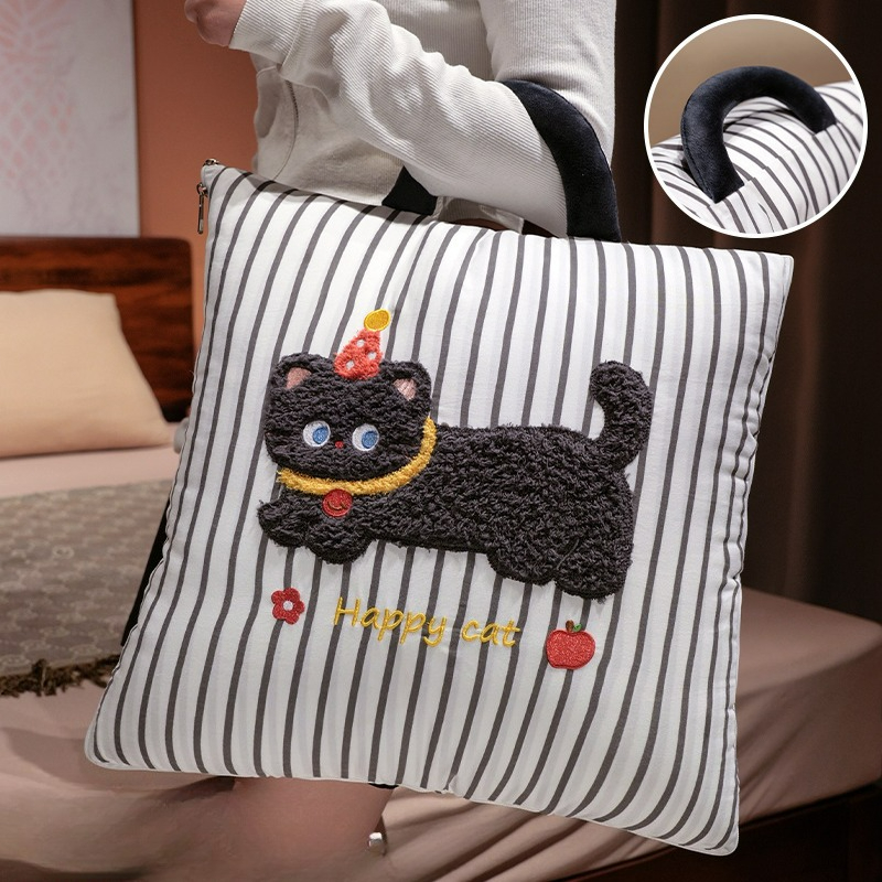 Manta de Almohada con Rayas de - Travel Pillow Inflatable reseña y precio