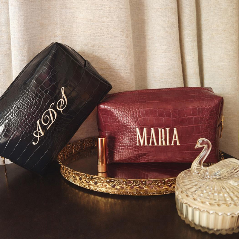 Bolsa de Maquillaje Bordada co - Travel Accessories Gifts For Her reseña y precio