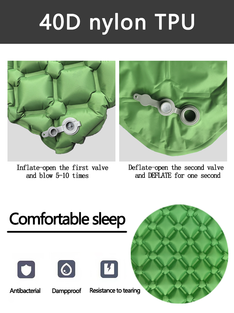 Colchón Inflable para Acampar, - Travel Pillow Inflatable reseña y precio